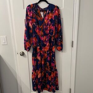 Floral Print Maxi Dress